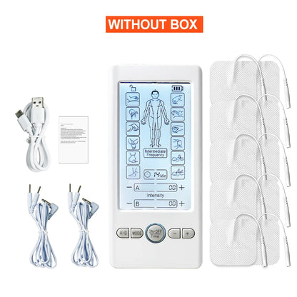 TENS Massager Digital Pulse Body EMS Muscle Stimulator Acupuncture Low Frequency Physiotherapy Slimming Machine Health Care
