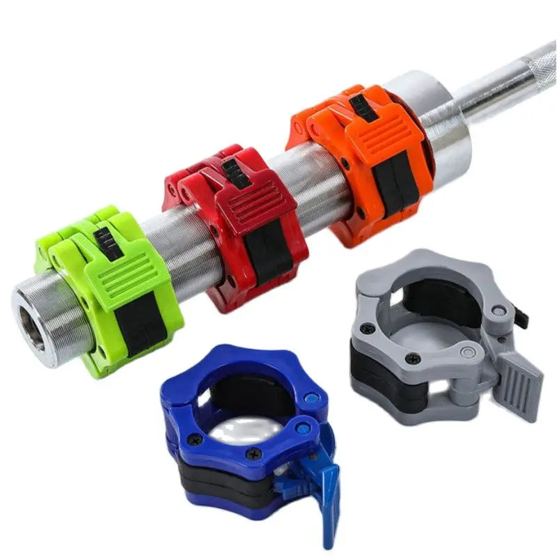 50Mm Spinlock Collars Barbell Collar Lock Clips Weight Lifting Bar Gym Dumbell Clamp Spring Clips Weight Lifting Lock